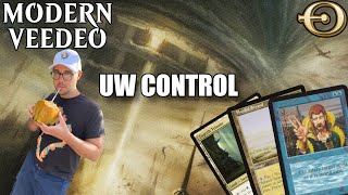 UW Control wins on a Mull to 3  Modern  MTGO [upl. by Ettesyl]