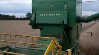 John Deere 360 trailed combine harvester [upl. by Moia]