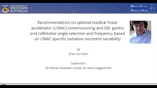 Recommendation on optimal LINAC commissioning and QA radiation isocentre variability By Zhen Chen [upl. by Yacano680]