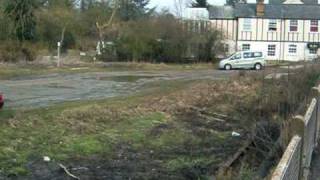 Blackwater River in Kelvedon floods  2009 [upl. by Idnat500]