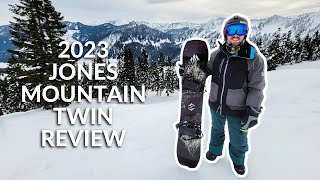 Mediocre Snowboarder Reviews 2023 Jones Mountain Twin [upl. by Inafets]