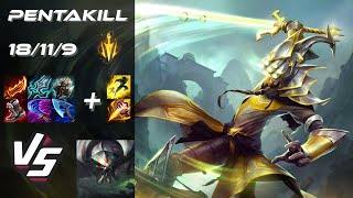 JUNGLE Master Yi vs Skarner PENTAKILL  EU Challenger Patch 1422 [upl. by Maroney]