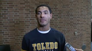 Chandler White on signing with Toledo basketball on 111214 [upl. by Stelu821]