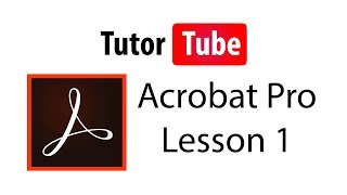 Adobe Acrobat Pro Tutorial  Lesson 1  Interface [upl. by Fleisig]