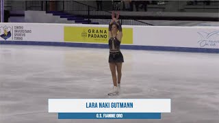 Lara Naki GUTMANN FS Campionati Italiani Torino 6 dicembre 2021 [upl. by Noicpesnoc]