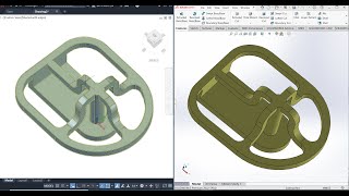 How to Open Solidworks 3D Model in Autocad  Solidworks To AutoCAD [upl. by Leeann]