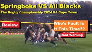 Review Springboks VS All Blacks 2024 G2 Cape Town Reactions Analysis amp Recap Wildkard Rant [upl. by Beckman]