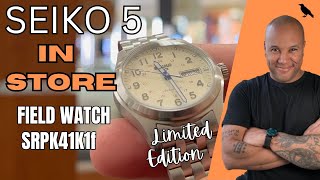 SEIKO 5 FIELD WATCH 110 YEARS Anniversary of Watchmaking Limited Edition  SRPK41K1f [upl. by Mayhs]