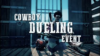 Mordhau Cowboy Dueling Event at Randys Trailer Park mordhau [upl. by Seuqirdor]