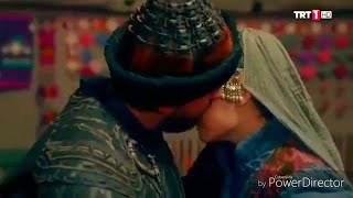 Ertugrul and Halime Full Romance  Romantic Scene in Erutugrul Ghazi [upl. by Zetnas570]