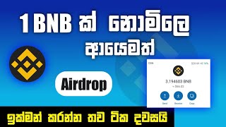 1 BNB FREE  MAV Airdrop Sinhala MAV token [upl. by Essie26]