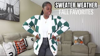 THE PERFECT SWEATER FOR ANY FALL WARDROBE From Amazon  SWEATER WEATHER  medium amp large girlys [upl. by Baxie]