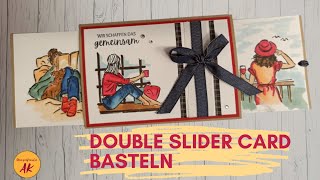 DIY Double Slider Card basteln Anleitung Stampin Up  Besondere Karten  Entspannte Momente [upl. by Micheline]