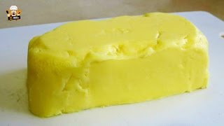 HOW TO MAKE HOMEMADE BUTTER IN 3 MINUTES RECIPE [upl. by Eintroc]