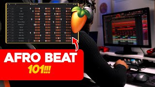 FL Studio 24 Beginner Afro Beat Making Tutorial 2024  Fl Studio Tutorial [upl. by Esertap111]