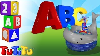 TuTiTu prescolastico  Impara linglese per i bambini  Alfabeto in Inglese  ABC da bagno [upl. by Adnilreb446]