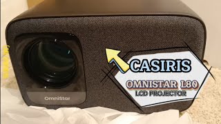 Unboxing Casiris Omnistar L80 Brightest LCD Projector with Booming Sound [upl. by Kaleb]