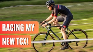 RACING CYCLOCROSS ON MY NEW GIANT TCX [upl. by Eceerahs]