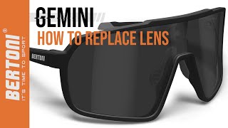 How to replace Bertoni GEMINIs lens  Come sostituire lente Bertoni GEMINI [upl. by Sinnek]