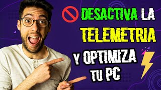 ❌ Cómo DESACTIVAR la TELEMETRÍA en Windows 10 y 11 🌐 [upl. by Tombaugh]