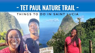 Saint Lucia  Tet Paul Nature Trail St Lucia [upl. by Emelda]