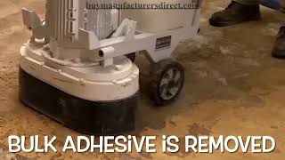 How To Remove Carpet Adhesive from Soft Basement Concrete [upl. by Edouard289]