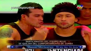 COMBATE El Equipo Rojo se Molesta con Zumba y Pide que lo Castiguen 290513 [upl. by Nemzzaj805]