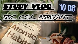 ssc cgl Aspirant2025 study vlog🌀✅🎯ssc motivation study ssccgl [upl. by Skcirdnek]