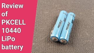 Reviewing and testing PKCell 10440 LiPo batteries from Amazon [upl. by Nimajneb]