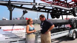 Loadmaster Trailer at The 2014 Cedar Point Boat Show [upl. by Lleda]