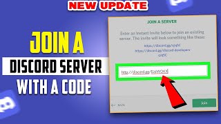 How to join a discord server with a code 2024 PC or Laptop [upl. by Cal]