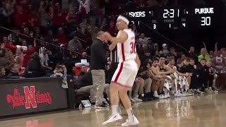 Nebraska UPSETS 1 Purdue  Mens Basketball Highlights [upl. by Walton]