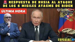 Respuesta de Rusia al Ataque de los 6 Misiles ATACMS de Biden  Alfredo Jalife  Radar Geopolítico [upl. by Fried]