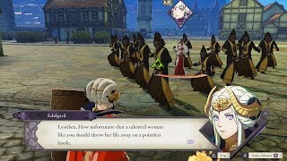 Fire Emblem Three Houses  Edelgard Vs Lysithea Unique Dialogue At Derdriu [upl. by Anwat]