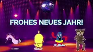 Frohes neues Jahr 2018 ✨ Happy New Year 🍸 Lustiger Silvestergruß Neujahr Whatsapp Video kostenlos [upl. by Jacobson]