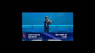 Swedens Got Talent 2010  8 years old violinist Daniel Lozakovitj [upl. by Freed]