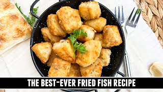 The BESTEVER Fried Fish Recipe  Spanish Bacalao en Adobo [upl. by Maples176]