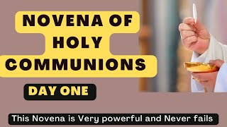 Novena of 9 HOLY COMMUNIONS  Novena of Communions  Very Powerful amp Never fails [upl. by Okomot]