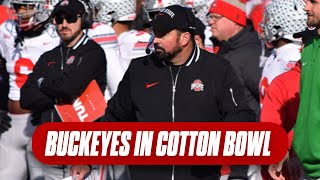 Buckeyes already facing big roster decisions after earning Cotton Bowl invite  Ohio State football [upl. by Bernadine609]