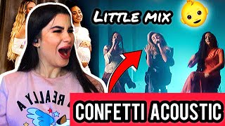 Little Mix  Confetti Acoustic  REACTION [upl. by Ettevey677]