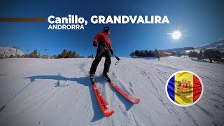 Skiing in Canillo  Grandvalira Andorra [upl. by Acirea603]