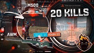 20 KILLS EM UMA PARTIDA DE FREE FIRE NA RANQUEADA BLACKN444 [upl. by Pond35]