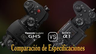 Panasonic Lumix GH5 II vs Sony A1 Una Comparación de Especificaciones [upl. by Stacie280]