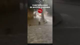 Fuertes lluvias en las localidades de Bogotá de Fontibón Barrios Unidos La Candelaria [upl. by Kolb139]