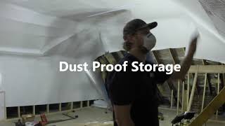 Dust Proof Attic Installation Process [upl. by Etnoek]