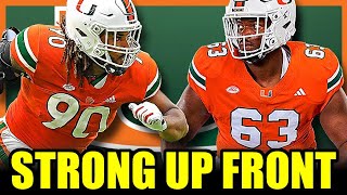 Miami Football Has One of the Best Offensive amp Defensive Line Combos in College Football [upl. by Antony]