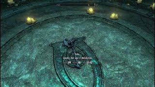 DAEDRIC WARHAMMER GLITCH HOW TO FIX ATRONACH FORGE [upl. by Akived]