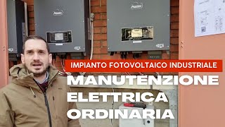 Manutenzione ordinaria impianto fotovoltaico [upl. by Englis]