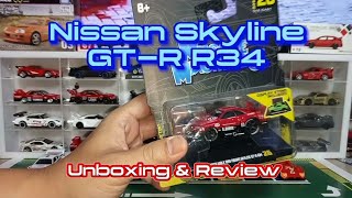 Review LBWK Nissan Skyline GTR R34 Liberty Walk Muscle Machines Maisto [upl. by Attevaj233]