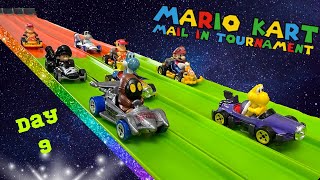 MARIO KARTS MAIL IN TOURNAMENT  DIECAST CARS RACING 9 [upl. by Deva]